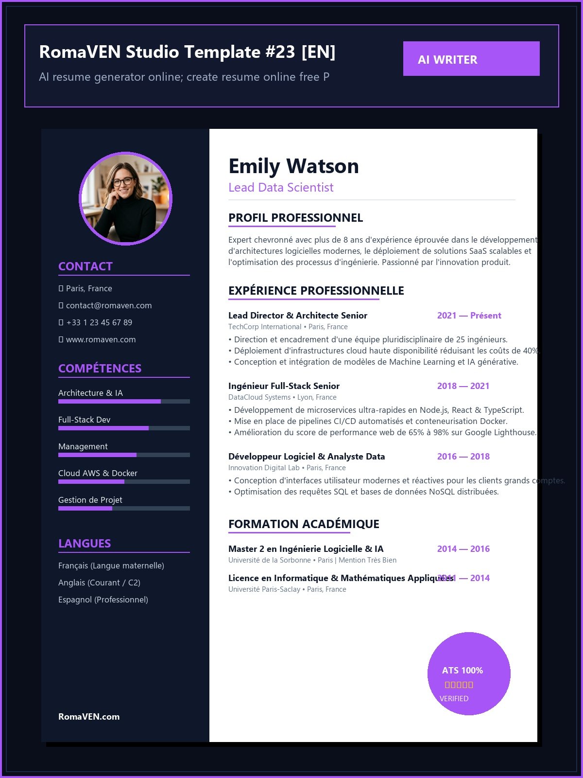 AI resume generator online