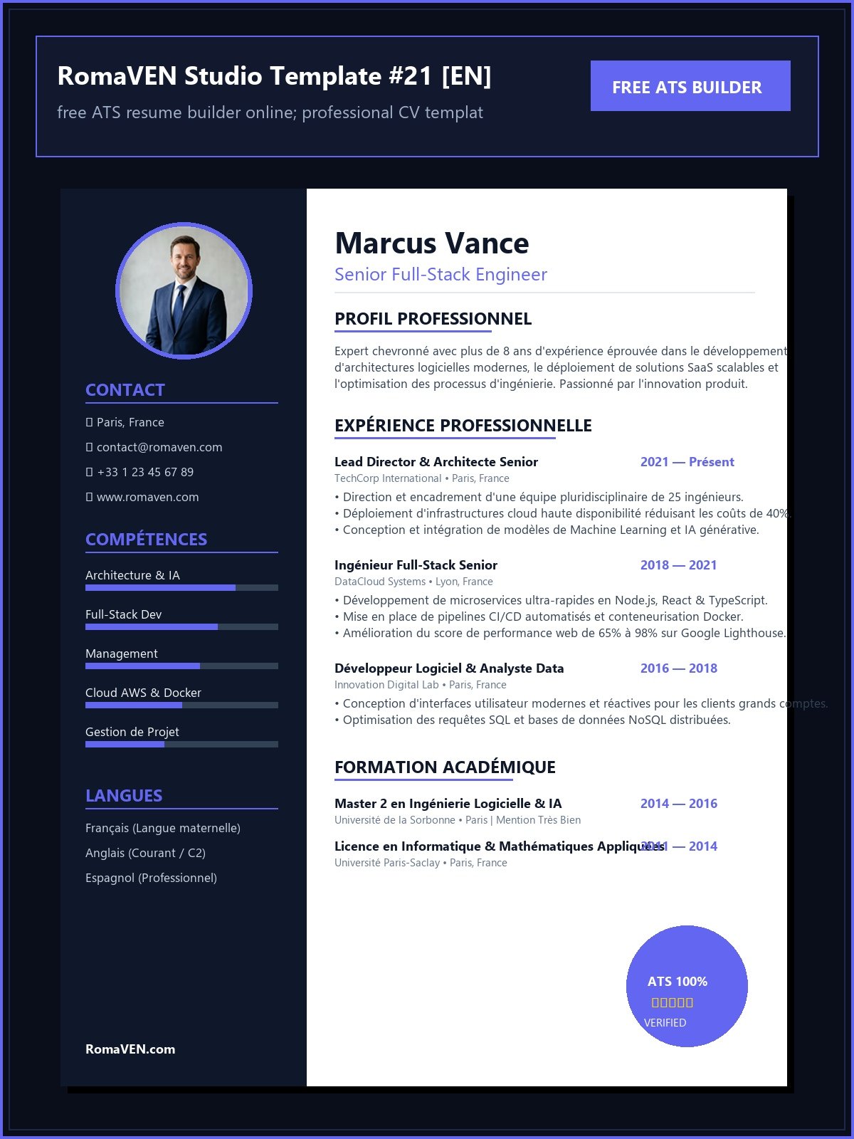 free ATS resume builder online