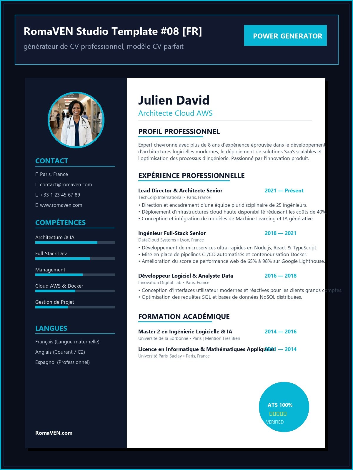 générateur de CV professionnel