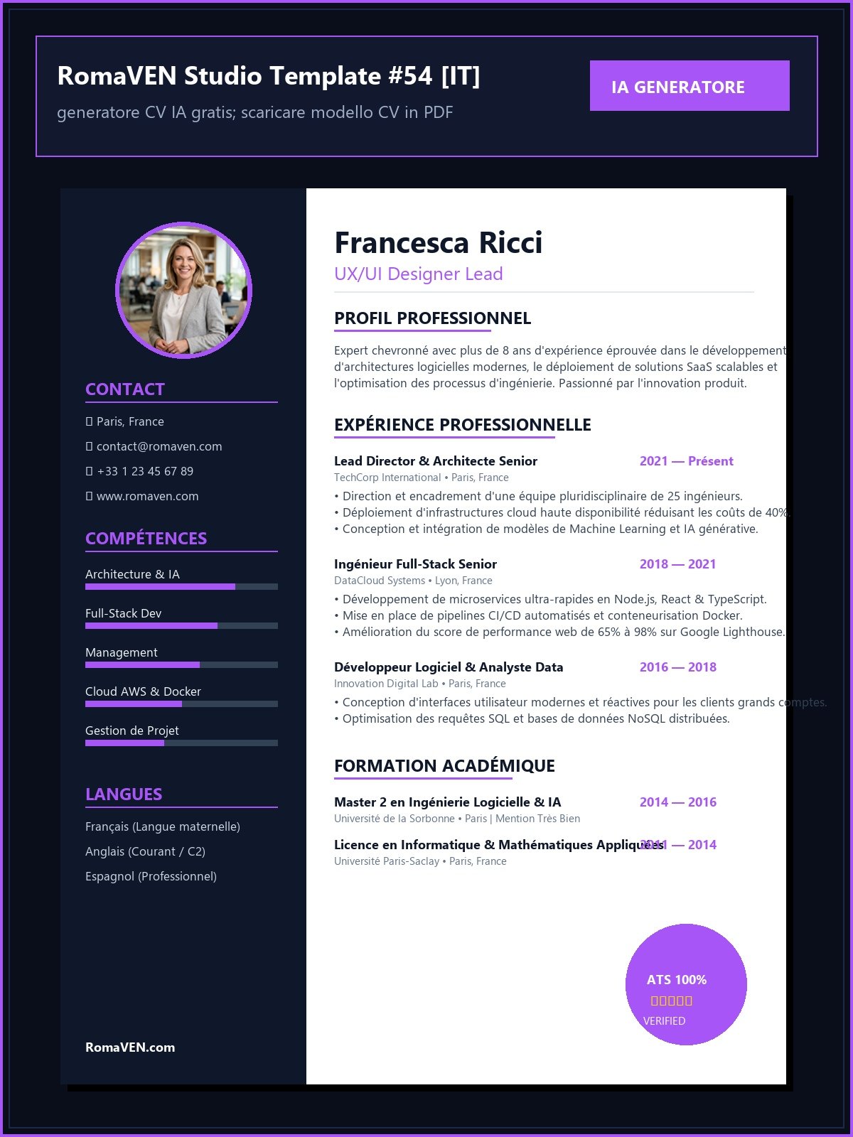 generatore CV IA gratis